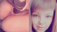 The face of Juicypussy2288 and her masturbation with a 14‑inch dildo