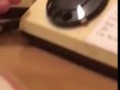 Молодой солдат и дисковый телефон