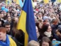 Школьная линейка в киевской школе: "Москалив на ножи "