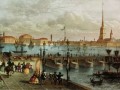 6.J.Schroeder.Троицкий мост, Петропавловская крепость и Бирж