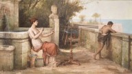 Леру, Пенелопа и Телемах, 1900 год,