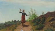 Paul Peel - Bringing home the flock (1881)