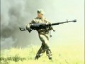 KORD 12,7 mm machine gun(Shooting a machine gun, standing)