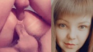 The face of Juicypussy2288 and her double penetration into the anus and pussy