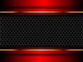 88694073-abstract-dark-gray-circle-mesh-in-red-metal-gold-line-design-futuristic-luxury-background-v