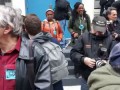 Female breast and body art festival in New York Helloween боди арт по женскому телу Helloween в NYC
