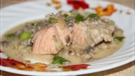 с шампиньонами