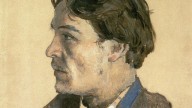 . Левитан. Портрет А. П. Чехова. 1886