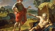Nicolas-André Monsiau, Alexander and Diogenes, Musee des Beaux-Arts, Rouen, France.1818