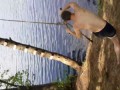 Эпичный прыжок с тарзанки