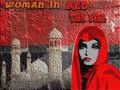 graffiti collage "Woman in red"