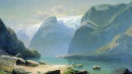 в горах Швейцарии. 1866