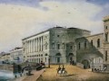 29.Неизвестный художник, Вид на Эрмитажный театр с Васи?