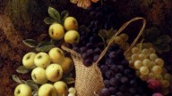 Still Life with Apples, Grapes and Plums