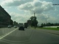 Мазда перевернула ВАЗ