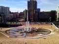Фонтан на площади тысячелетия в Саранске. Вид из офиса.