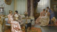 Vittorio Reggianini, 1858-1938. Восхищение. 63.5 х 85.7 см