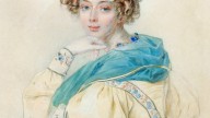 .Ф.Соколов. Портрет графини О.А.Орловой. 1829.