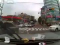 Жесткая авария на перекрестке в Корее#2015//Hard accident at an intersection in Korea#2015