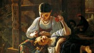 ФЕЛИЦИН. На крыльце избы. 1855