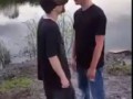 Эпичный бесконтактный бой пьяных ихтиандров