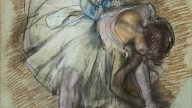 Dancer Adjusting Her Slipper
