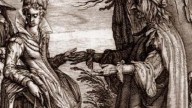 Бол. Знатная дама и старая гадалка. Гравюра XVII века. Фр?