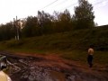 Мальчик машет поезду