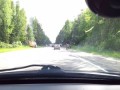 Трасса Киров-Нижний Новгород: сгорела Газель