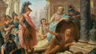 Thomas Christian Wink - Diogenes and Alexander.1782