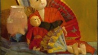 Japanese Dolls and Fan