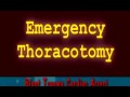 АВАРИЙНАЯ Thoracotomy