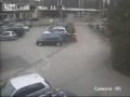 Crash - Шлагбаум избивает машину