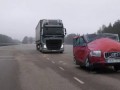 Экстренное торможение Volvo