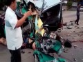 Видео места аварии, сделанное сразу после ДТП