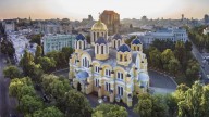 Леонид Михайлович. Храм Василия Блаженного. Холст, мас