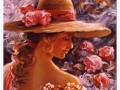 Женщина с-розами-Рамочка_01