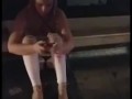 Two drunken girls pee in the street in front of passers-by 2017