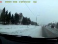 Попытка разворота на трассе .