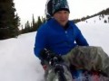 POV Sledding Fail