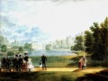 3.Неизвестный художник. Прогулка в Павловске. 1820. Аквар?