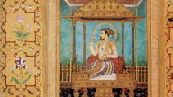 . Шах Джахан на Павлиньем троне ок.1635 г. Миниатюра. Мого?