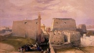 вход в храм Луксора. 1846-1849 гг.