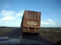 Автопоезд для перевозки сахарного тростника .