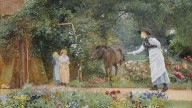 Edward Killingworth Johnson .Catching the Pony 1879
