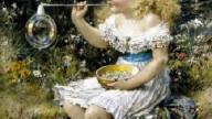 William Stephen Coleman (1829-1904) I'm forever blowing bubbles