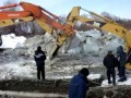 Как доставали экскаватор из речки